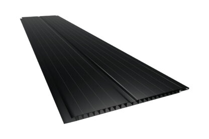 Forro PVC Plasbil Gêmini Frisado 7 mm Preto 6 m