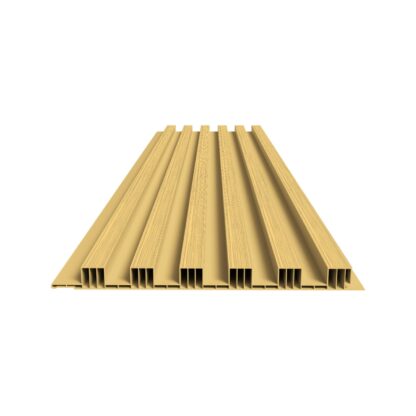 Painel Ripado 3D Plasbil Castanha Relevo 250 × 20 mm – 3 m