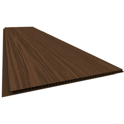 Forro PVC Plasbil Relevo Mogno Junta Seca 7 mm 4 m
