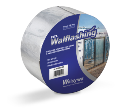 Fita Walflashing Walsywa Manta Asfáltica 10 cm × 10 m